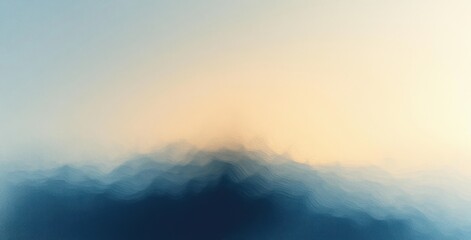 Obraz premium Abstract Smooth Gradient Background Light Beige and Blue Modern Minimalist Design