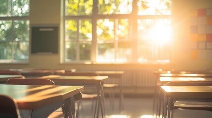 Bright Classroom with Technology for Hands-On Learning