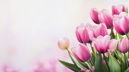 Fototapeta premium Elegant wedding invitation card background vector. Minimal hand painted watercolor botanical flowers texture template background. Design for wedding, vip cover, poster, rsvp moderncard.Valentine's Day