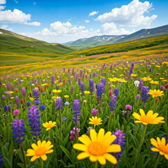 Obraz premium field of flowers