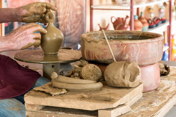 Cuba, province Sancti Spiritus,Trinidad. La Casa della Alfarero Family Santander important tradition of pottery making. 2016-03-29
