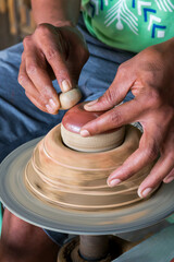 Cuba, province Sancti Spiritus,Trinidad. La Casa della Alfarero Family Santander important tradition of pottery making. 2016-03-29