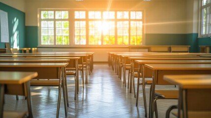 Modern Classroom with Emphasis on Hands-On Learning