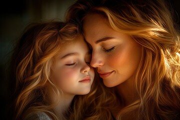 Mother and Daughter Embrace in Hospital After Surgery Emotional Support Family Visit Care Recovery Love Happiness