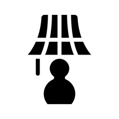 Table lamp icon template