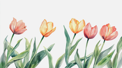 Naklejka premium Elegant wedding invitation card background vector. Minimal hand painted watercolor botanical flowers texture template background. Design for wedding, vip cover, poster, rsvp moderncard.Valentine's Day