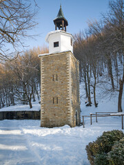 Winter view of Ethnographic village Etar (Etara), Bulgaria