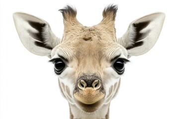 Naklejka premium A stock illustration featuring a baby safari animal