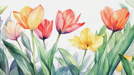 Elegant wedding invitation card background vector. Minimal hand painted watercolor botanical flowers texture template background. Design for wedding, vip cover, poster, rsvp moderncard.Valentine's Day