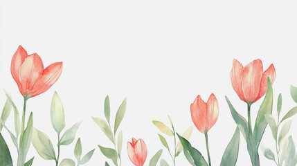 Elegant wedding invitation card background vector. Minimal hand painted watercolor botanical flowers texture template background. Design for wedding, vip cover, poster, rsvp moderncard.Valentine's Day