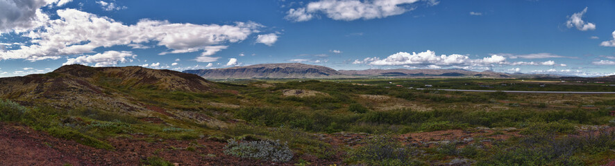 Kerid Kerið, volcanic crater lake in the Grímsnes area on the Golden Circle route of South Iceland. Scandinavia Europe.
