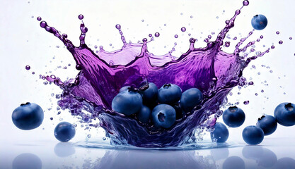 Splash of Fresh Fruit Juice and Designs