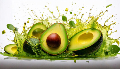 Splash of Fresh Fruit Juice and Designs