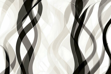 Abstract grayscale background with elegant, flowing curves and intertwined lines, perfect for modern design projects and presentations.