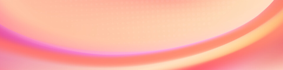 elegant abstract banner with a flowing peach pink wave