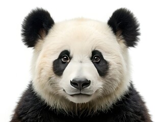 Naklejka premium A breathtaking panoramic view captures a majestic panda, a stunning AI-generated wildlife photograph.