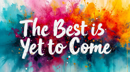 the best is yet to come