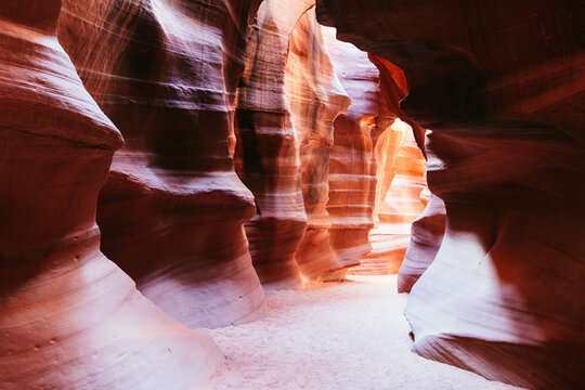 Rock formation in a slot canyon, Upper Antelope Canyon, Page, Arizona, USA