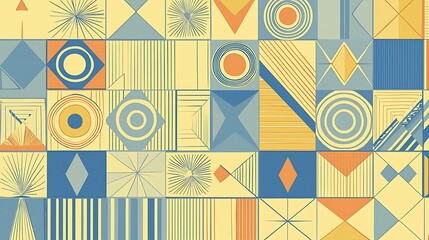 Abstract ethnic artwork with artistic flair, showcasing colorful patterns and bold cultural motifs