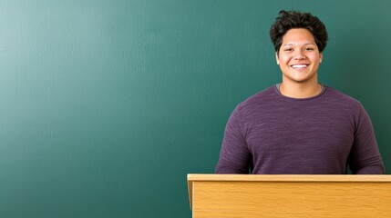 Achieving Improvement Goals in Educational Settings Classroom Portrait Engaging Environment Front View Personal Development Target