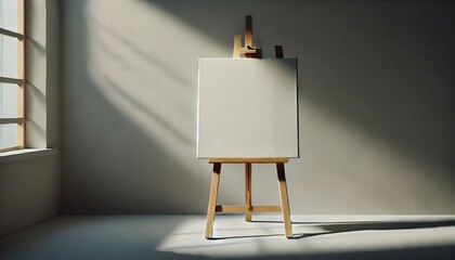 Minimalist Interior with Empty Frame