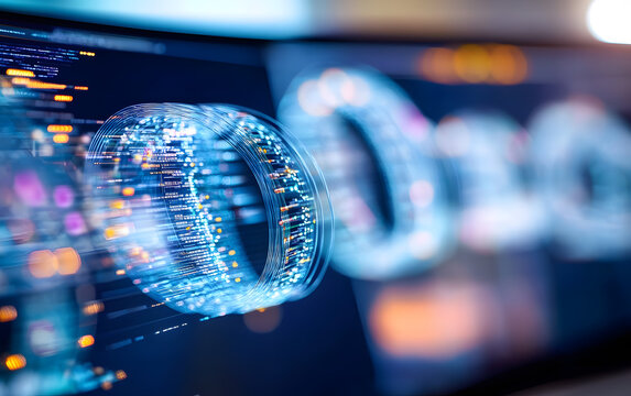 Innovative fiber optic cables enhancing connectivity in data analysis environments insights from a modern tech workspace