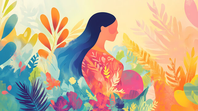 International midwives day. Mistweave. Illustration