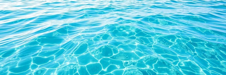 Obraz premium Rippling blue sea water texture with gentle waves and sunlight reflections, aquatic, liquid