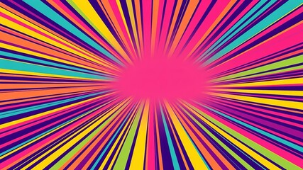 Retro vintage 70s style stripes background in bold and vibrant colors with a dynamic and retro feel, stripes, colors