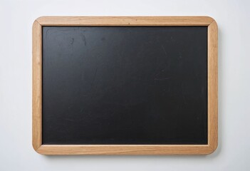 Blank chalkboard with wooden frame perfect for your message or design Ideal for announcements reminders or creative expression