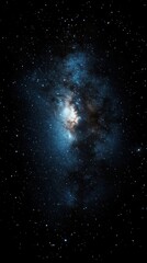 Fototapeta premium Celestial nebula with stars and cosmic dust.