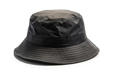 black hat isolated on white generative ai