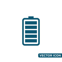 Simple Battery Icon Design Template 