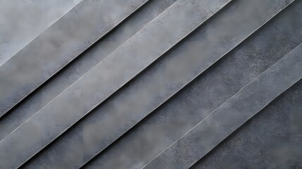 Diagonal Gray Textured Stripes Background