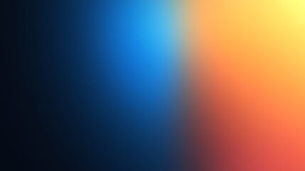 Vibrant gradient blends of blue and orange creating a stunning visual effect in a soft color transition