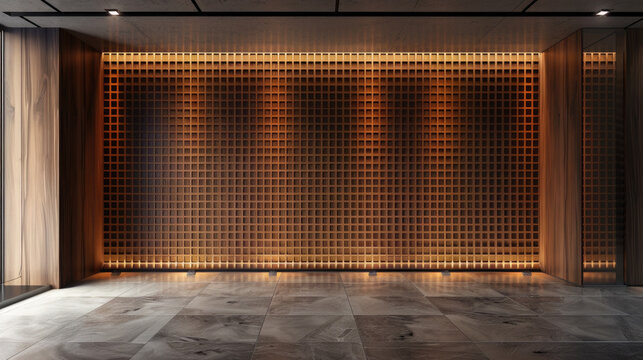 room with wall
