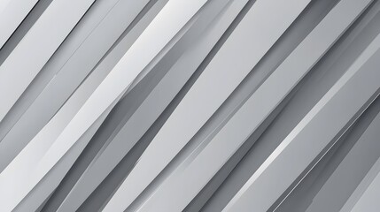 Obraz premium Diagonal Overlapping Gray and White Stripes