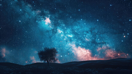 Obraz premium starry night sky