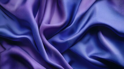 Obraz premium Abstract technology background features a soothing blend of blue and purple hues, creating a soft gradient that evokes a sense of tranquility, while fabric folds add depth and texture