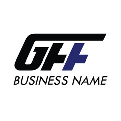 Fototapeta premium GFF logo design, GFF gaming logos, GFF monogram logo design ideas, GFF vector designs, GFF logo designs. GFF text initials, GFF initials, GFF badge logo, GFF interlocking designs,GFF logo design ideas
