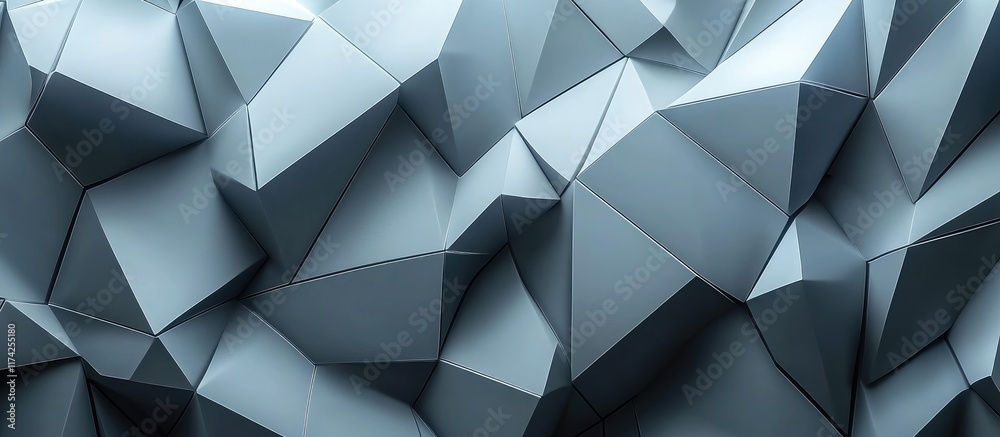 Poster 3d textured geometric background with angular shapes and empty space for custom text usage or graphi