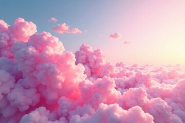 Whispy pink cloud formations dance in the sky, dance, sky, gentle
