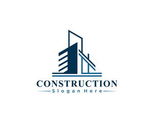 Obraz premium Building construction logo