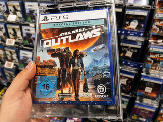 Naklejka premium Star Wars Outlaws PS5 Special Edition Video Game