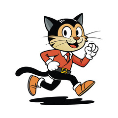 A Cat Runs for Mayor on white background