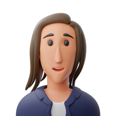 3d illustration of businesswoman