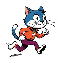 A Cat Runs for Mayor on white background