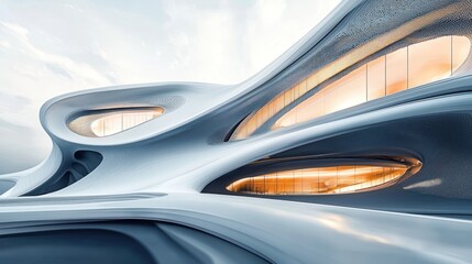 Futuristic Architectural Design: A Glimpse into Modern Building