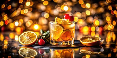 Generative AI art portrays the Whiskey Sour: a bourbon masterpiece with zesty citrus notes.