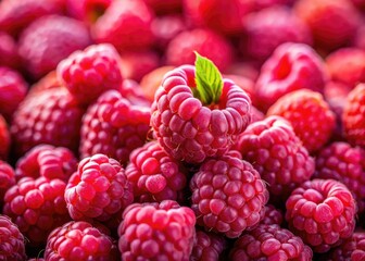 Healthy Raspberries - Deep Focus AI Art
